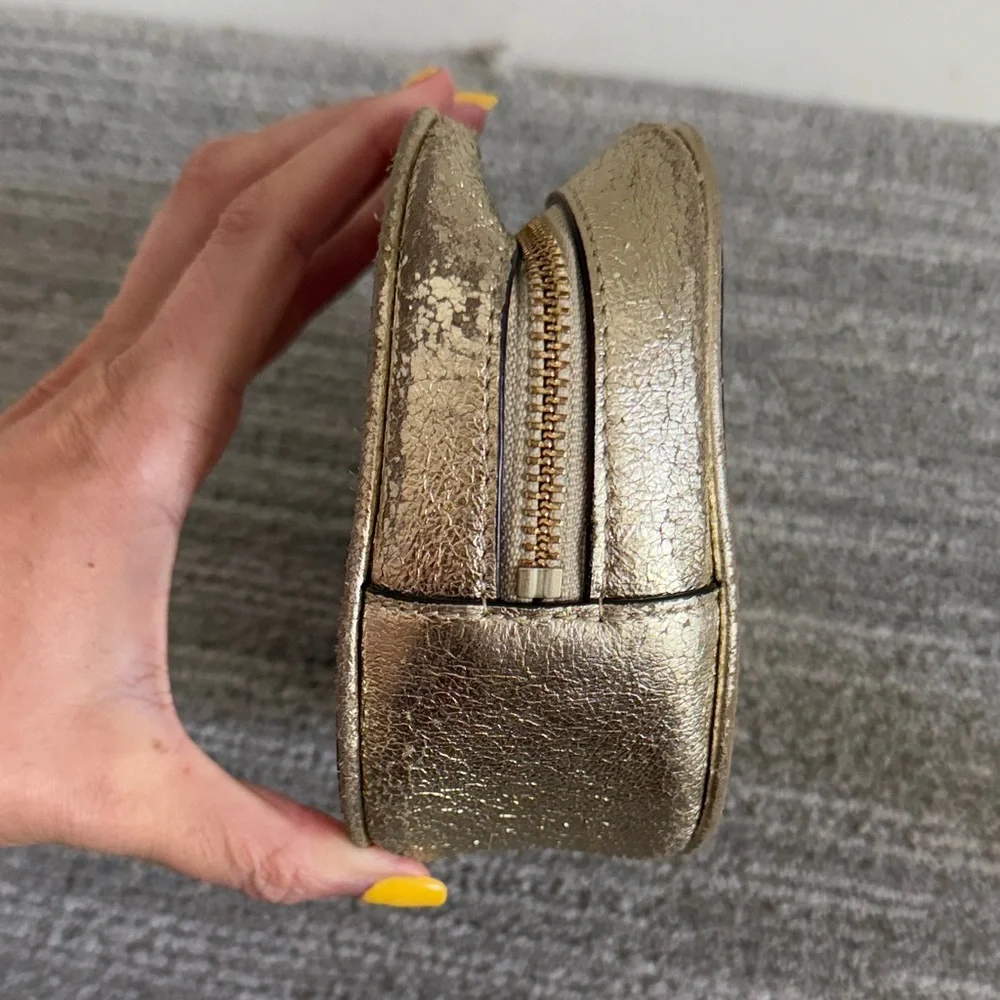 Tory Burch Metallic Gold Pouch